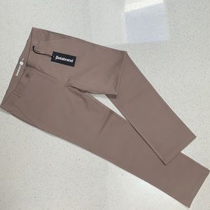 NWT Betabrand Straight Leg Classic in Khaki Twill. Petite Large